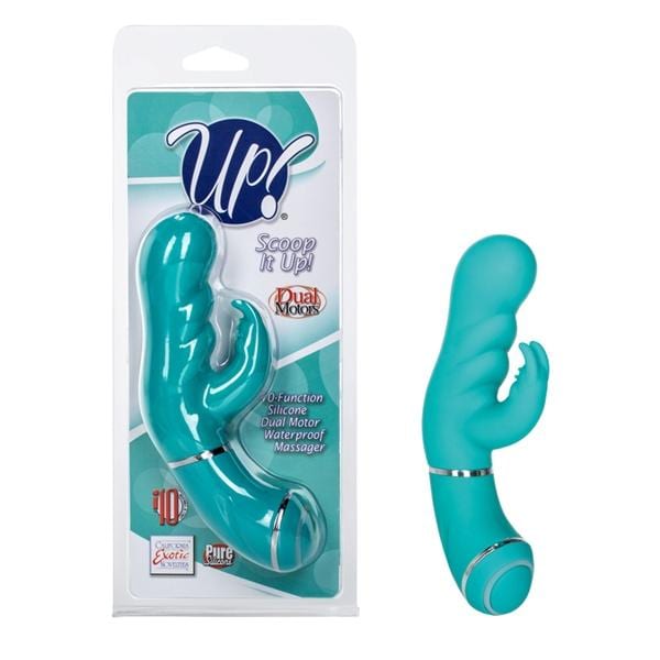 Vibrador Rabbit Scoop It Up! Up! Teal CalExotics
