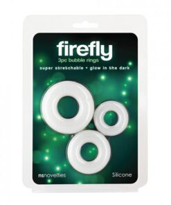 Firefly - 3pc Bubble Rings - White