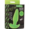 BG Glow-in-the-Dark Silicone Butt Plug w/ Remote