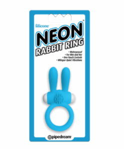 Neon Rabbit Ring - Blue/White