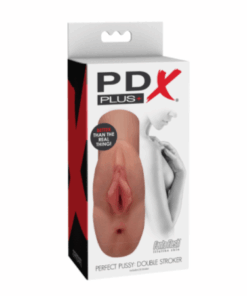 PDX Plus Perfect Pussy Double Stroker - Tan