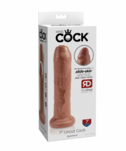 King Cock 7" Uncut - Tan