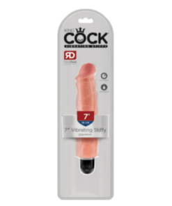 King Cock 7" Vibrating Stiffy - Light