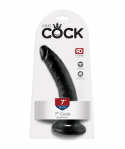 King Cock 7" Cock - Black