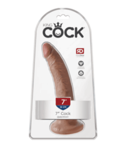 King Cock 7" Cock - Tan
