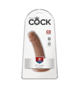 King Cock 6" Cock - Tan