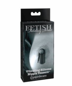 Fetish Fantasy Series Limited Edition Vibrating Silicone Nipple Teazers-Black