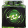Night Light Condoms Bowl of 144 Trojan Her Pleasure Sensations
