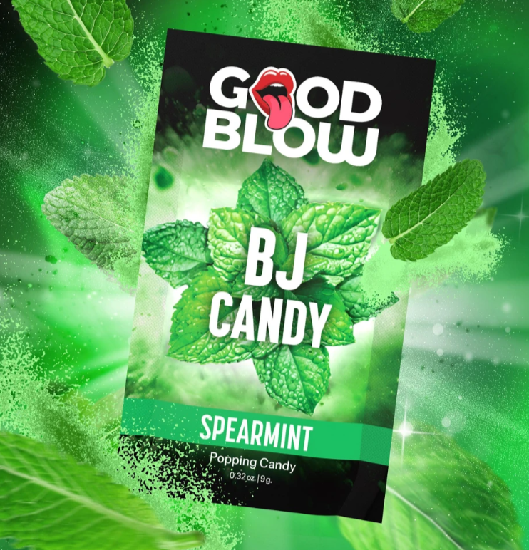 Caramelos Explosivos BJ Candy Sabor Spearmint 9g Good Blow