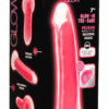 Lollicock 7" Glow-in-the-Dark Silicone Dildo - PINK