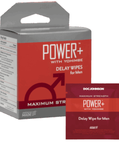 Delay Wipes Power + With Yohimbe Box