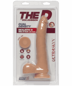 The D Ultraskyn Slim 9" With Balls (Vanilla)