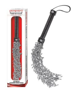 DOMINANT SUBMISSIVE ULTIMATE STUDDED CHAIN WHIP