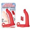 DOUBLE PENETRATOR STUDMAKER COCKRING-RED
