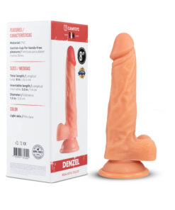 Dildo Realista con Ventosa Denzel Camtoyz RAW  19 cm