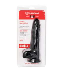 REALISTIC DILDO GRILLE BLACK CAMTOYZ