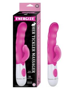 ENERGIZE HER TICKLER MASSAGER- PINK