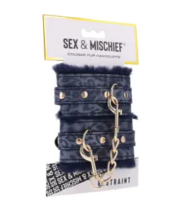 Cougar Fur Handcuffs