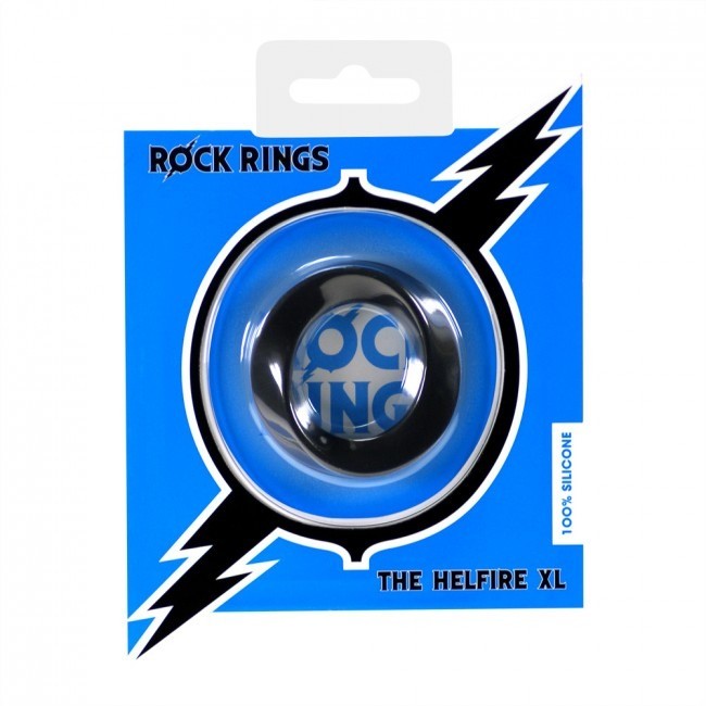 Anillo para Pene The Hellfire XL Black Rock Rings