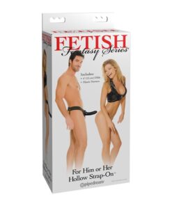 Fetish Fantasy Series For Him or Her Hollow Strap-On - Black