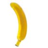 Glass Gem Amber Banana