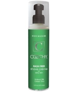 COOCHY SHAVE CREME-NAKED SILK - GREEN TE (16 oz)