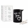 Love In Luxury Intimate Messages Candle-Black Lace 5 Oz