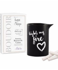 Love In Luxury Intimate Messages Candle-Black Lace 5 Oz