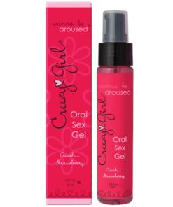 Crazy Girl Oral Sex Gel-Strawberry 2.2 Oz