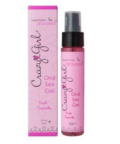 Crazy Girl Oral Sex Gel-Pink Cupcake 2.2 Oz