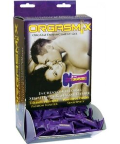 Orgasmix Pillow Packs. Wall Mount Display. 144Pcs.