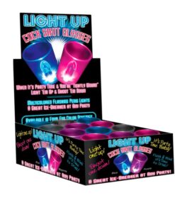 Display Light Up Cock Shot Glasses 12 Pz