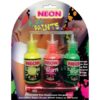 Neon Body Paints (3 Pz)