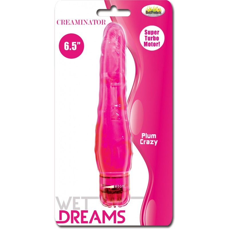 Vibrador Clásico Creaminator Plum Crazy 17cm Hott Products