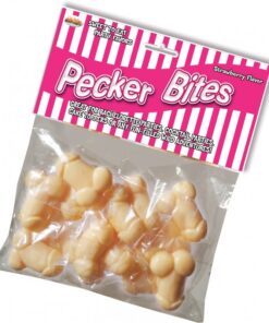 Pecker Bites Candy Strawberry