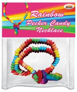 Rainbow Pecker Candy Necklace