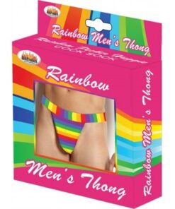 Rainbow Mens Thong