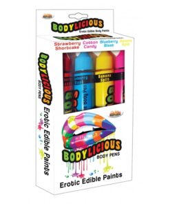 Bodylicious Edible Body Paint Pens 4 Pz