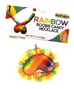 Rainbow Boobie Candy Necklace
