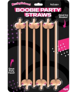 Boobie Party Straws 6 Pz