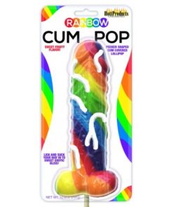Rainbow Cum Pops Lollipop