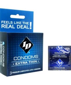 ID EXTRA THIN CONDOMS - 3 PACK