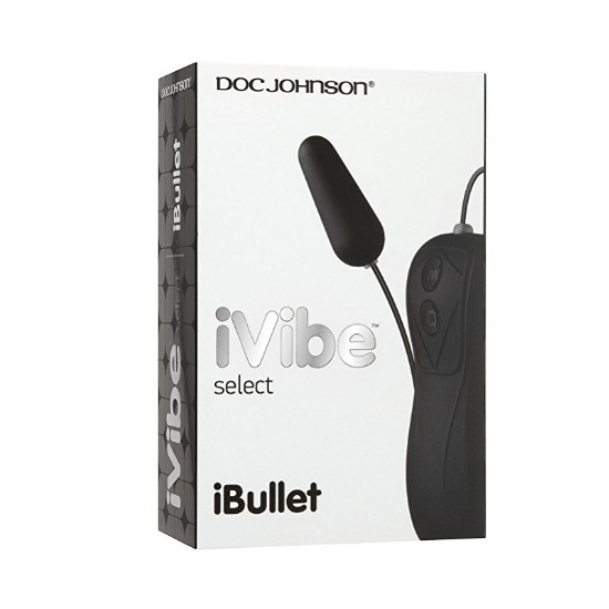 Vibrador tipo Bullet iVibe Select 7 Funciones Negro Doc Johnson