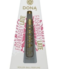 Dona Roll-On Perfume Fashionably Late Body 0.34 Oz