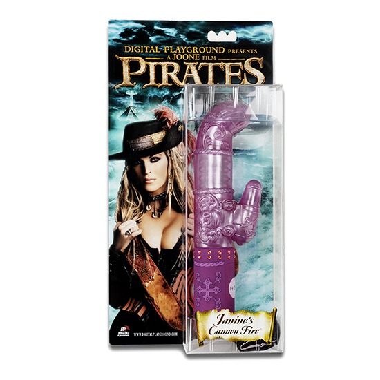 Vibrador Rabbit Púrpura Janine's Cannon Fire Pirates Digital Playground