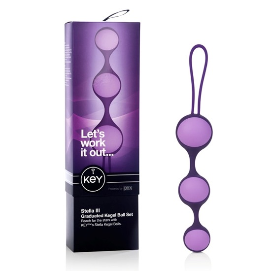 Ejercitador de Kegel Triple Stella III Lavender Key