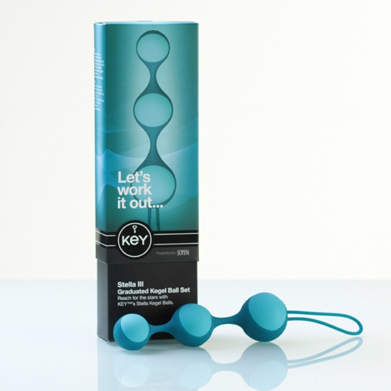 Ejercitador de Kegel Triple Stella III Robin Egg Blue Key