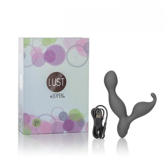 Vibrador Rabbit de Doble Motor Lust L12 Gris Jopen
