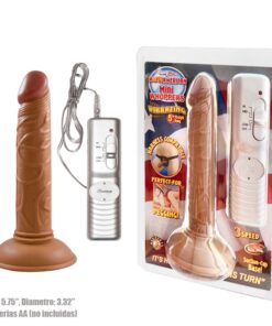 Latin American Mini Whoppers Vibrating 5'' Straight Dong