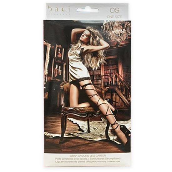 Liguero Envolvente de Pierna con Cintas Unitalla Baci Lingerie Baci